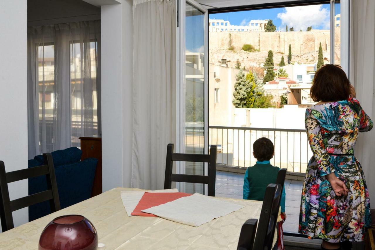 Acropolis Amazing Balcony View 3 Minutes Walking To The Museum Apartment Atena Exterior foto