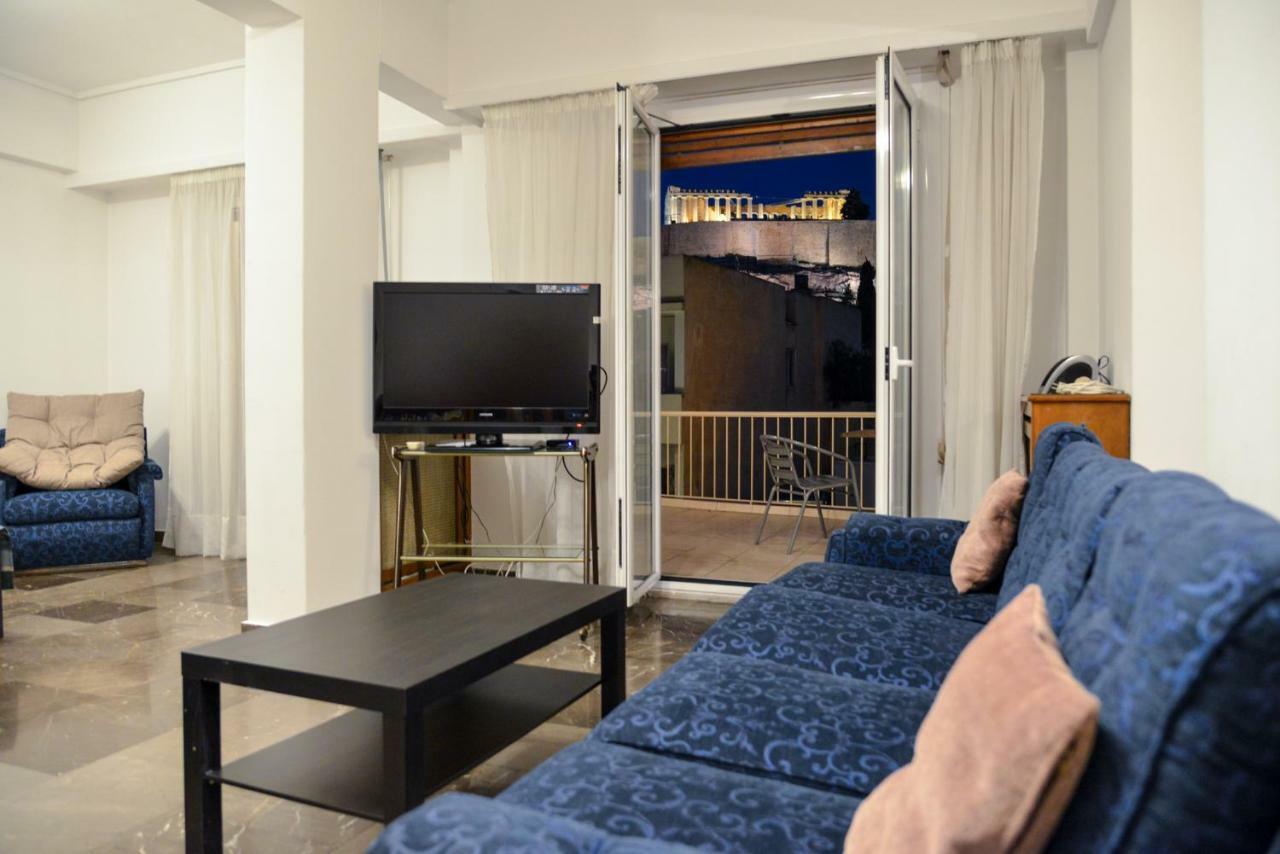 Acropolis Amazing Balcony View 3 Minutes Walking To The Museum Apartment Atena Exterior foto