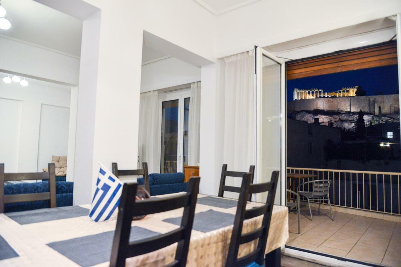 Acropolis Amazing Balcony View 3 Minutes Walking To The Museum Apartment Atena Exterior foto