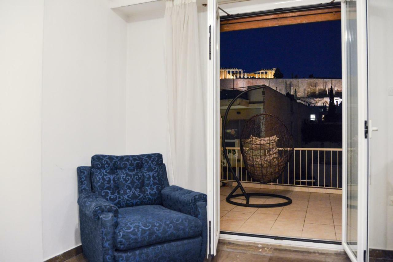 Acropolis Amazing Balcony View 3 Minutes Walking To The Museum Apartment Atena Exterior foto